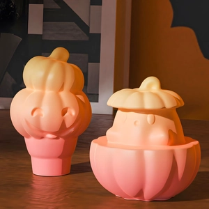 Halloween pumpkin ghost silicone resin mold for DIY candle and home desktop ornaments