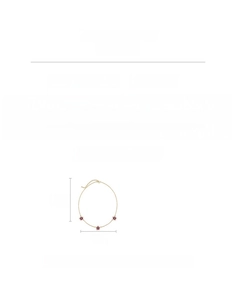 Detailed specs of 18K gold plated flower necklace with zircon copper pendant and 45cm chain