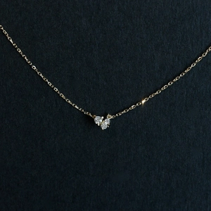 925 Sterling Silver 18K Gold Plated Zirconia Pendant Necklace For Women Elegant Minimalist Adjustable Clavicle Chain Jewelry