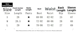Size guide table for women lace-up crop top showing bust waist and length in centimeters