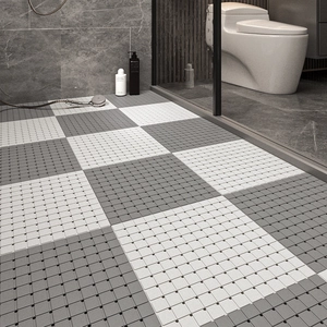 TPE Non-Slip Bathroom Floor Mats DIY Interlocking Shower Drainage Tiles Modular Massage Foot Pads Home Balcony