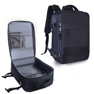 Travel Backpack Large Capacity Airplane Friendly Waterproof Laptop Bag With USB Charging Port Wet Bag And Shoe Compartment For Women Men