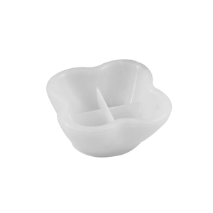 Stampo in silicone a 4 cavità a forma di fiore per candele fai da te e vasi in gesso