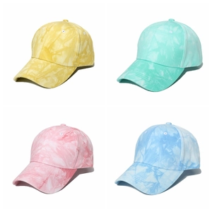 Berretto Da Baseball Tie Dye In Cotone Da Donna Tesa Curva Regolabile Protezione Solare Estiva All Aperto Moda