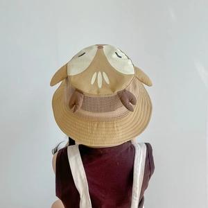 Chapeau de soleil girafe pour enfants avec maille respirante et oreilles mignonnes