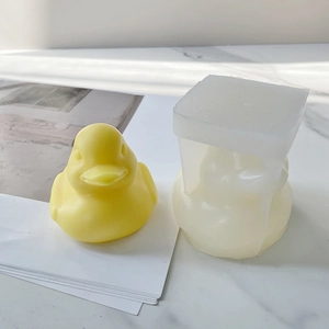 3D kleine Ente Silikonform für DIY Aroma Gips Kerzen und handgemachtes Harz Kunstwerk