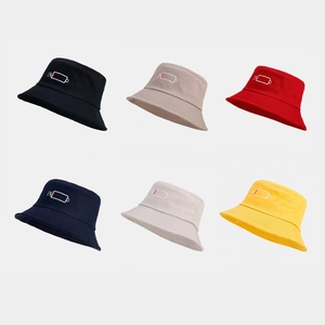 Chapeau Bob Coton Protection Solaire Respirant Décontracté Nouveauté Graphique Batterie Faible Broderie Pour Hommes Femmes