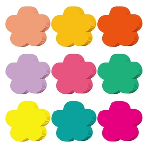 Colorful Flower Butterfly Circle Cardstock Cutouts Classroom Bulletin Board Teacher Teaching Supplies DIY Craft Wall Decor