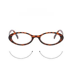 Detail of vintage oval tortoiseshell frames with clear lenses and premium texture