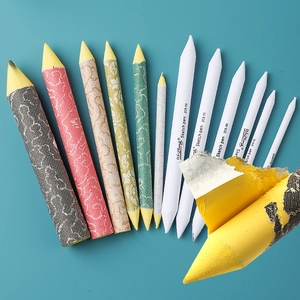 Professional sketch paper blending stump set in various sizes and patterns for art students