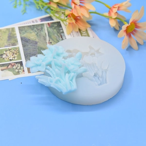 3D flower silicone mold for DIY resin casting and floral gypsum aromatherapy decoration