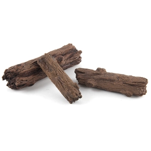 Tres piezas de madera de resina realistas para escenas de animales y dinosaurios