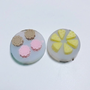 6-cavity cheese and sandwich biscuit silicone molds for DIY resin and cake baking decor