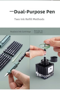 Guide du système de remplissage pour stylo Morandi avec cartouches et encre en flacon