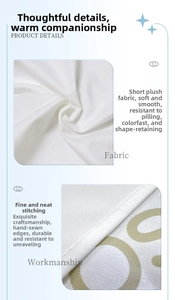 Detail of white velvet cabinet curtain showing high-quality stitching and fiber texture