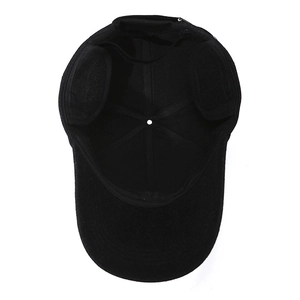 Casquette de baseball en laine pour hommes avec cache-oreilles pliables pour l'hiver