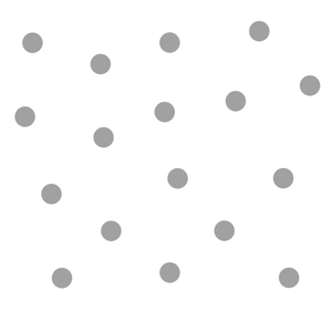Detailed pattern of simple grey round dots for DIY self-adhesive children wall stickers