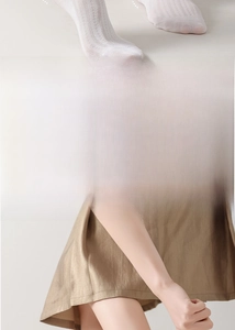 Detail of white mesh silk crew socks showing breathable texture and high elasticity