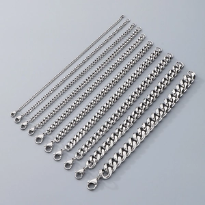 Detailed comparison of various thicknesses for stainless steel Cuban link bracelets