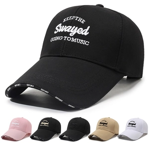 Baseball Cap Polyester Sun Protection Adjustable Letter Embroidery Outdoor Casual Unisex Hat Sport Lettering