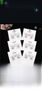 Macro detail of various crystal face jewel stickers with AB iridescent rhinestone designs
