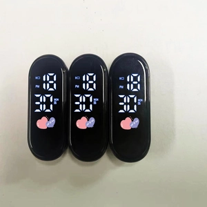Waterproof LED Digital Watch Core Plastic Touch Control Movement For Sports Bracelets Electronic Watch Accessories