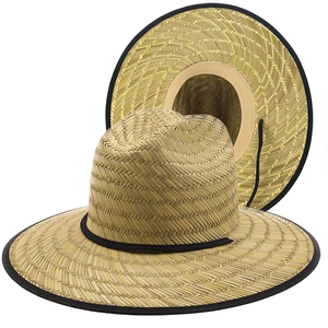 Women Wide Brim Handwoven Paper Straw Hat Sunshade Beach Hat With Black Ribbon Bowknot Summer Outdoor Travel Boater Hat