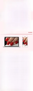Detail guide showing nail polish color variations under indoor, outdoor, and normal lighting