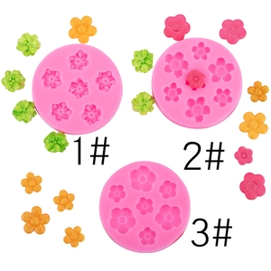 Bloemen Siliconen Vorm Zonnebloem Sakura Vorm Voor Taart Decoratie Snoep Chocolade Hars Klei DIY Handgemaakte Bakgereedschap