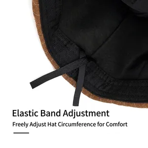 Béret rayé pour homme avec bande élastique intérieure réglable pour plus de confort