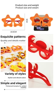 Détails de lunettes de fête océan avec branches renforcées et dimensions de 16,5 cm