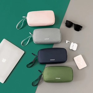 Digital Accessories Organizer Bag Oxford Fabric Large Capacity Portable Travel Cable Storage Case For Power Bank Charger
