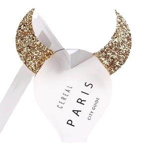 Glittery gold devil horns headband for Halloween and cosplay party costume accessories