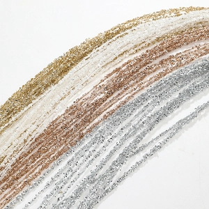 Glinsterende 90cm lovertjes tarwe takken decoratie in goud wit zilver en rosé gouden kleur