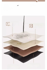 Four-layer structure of the absorbent carrot bath mat showing the anti-slip rubber bottom
