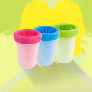 Pet Paw Cleaner Cup With Soft Silicone Bristles For Dogs And Cats Portable Foot Washer For Outdoor Indoor Cleaning Massage