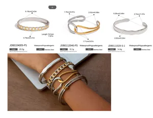 Guide des tailles avec diamètre et poids pour bracelets en acier inoxydable étanches