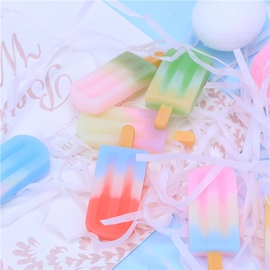 DIY colorful resin ice cream miniature accessories for handmade phone cases and crafts