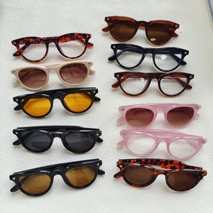 Set of 10 cat eye heart stud sunglasses and blue light blocking glasses in various colors