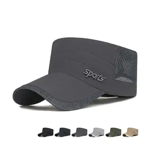 Casquette Plate Homme Maille Respirante Séchage Rapide Protection Solaire Extérieure Chapeau Patrouille