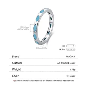 Bague vintage en argent sterling 925 avec turquoise et dimensions du produit