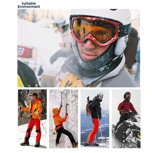 Detail view of the thick fleece thermal mask used for skiing, hiking, and ice climbing