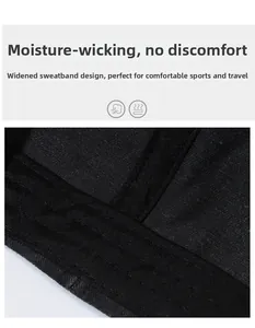 Macro shot of widened sweatband with moisture-wicking fabric inside the baseball cap
