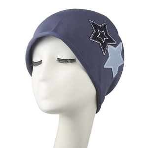 Star Embroidery Slouchy Beanie Hat Knitted Polyester Cap American Streetwear Retro Y2K Style Warm Women Headwear