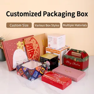 Custom kraft paper and white cardboard gift boxes for jewelry, soap, and festive packaging