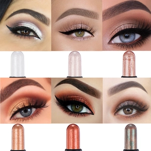 Dual-ended waterproof eyeshadow stick set with shimmer and matte finishes in six shades