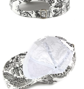 Detail of baseball cap back with metal buckle and internal polyester lining texture