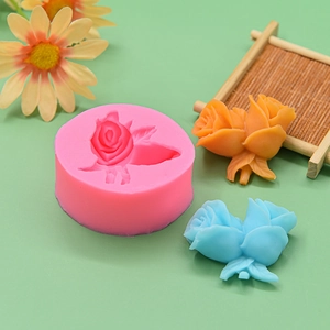 Rose Flower Silicone Mold For DIY Fondant Cake Decorating Chocolate Baking Handmade Soap Candle Craft Resin
