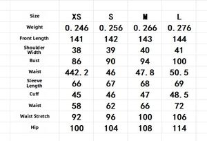Detailed size chart for French floral vintage tea dress with measurements in centimeters