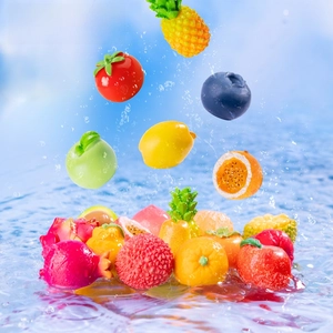 Cabujones de fruta en miniatura de resina para micropaisaje accesorios de decoración de bricolaje.